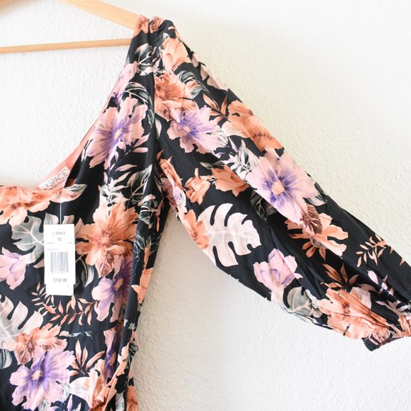 L Space Josephine Dress Forget Me Not Floral - Picture 12 of 13